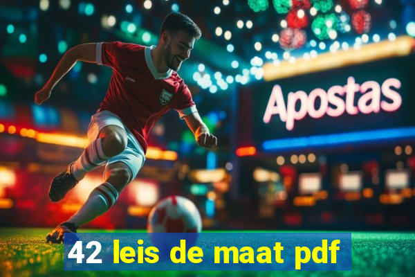 42 leis de maat pdf